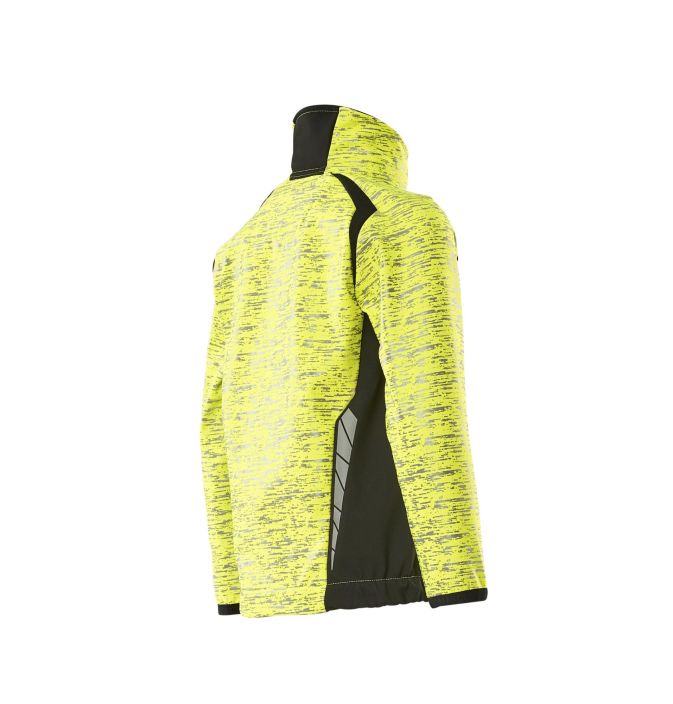 MASCOT Softshell-takki lapsille ACCELERATE SAFE hi-vis keltainen/musta Hengittava, tuulenpitava ja vettahylkiva.