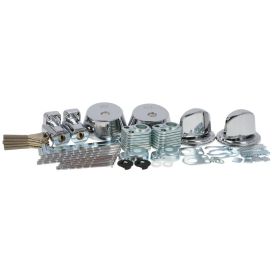 IKH ACCESSORIES AVAINPESÄ 2KPL ULKO-OVI SIS. HELAT KROMI