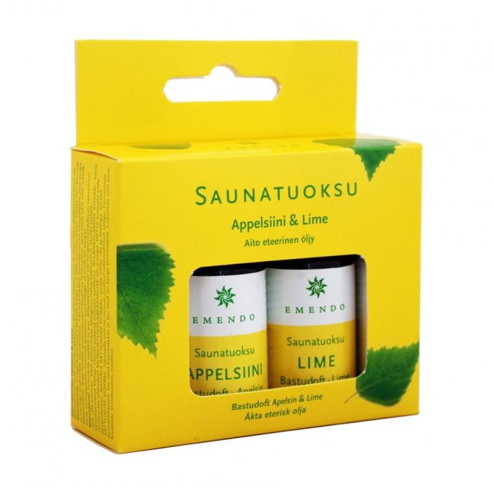 Emendo saunatuoksut appelsiini ja lime 2x10ml  tuotekuva 1