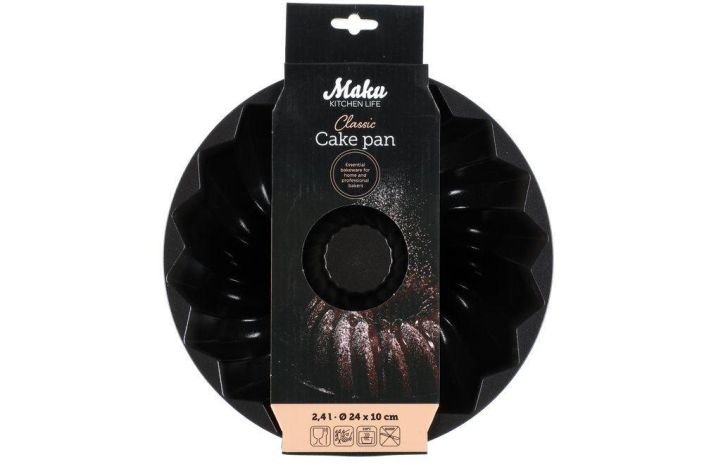 Maku Kakkuvuoka Klassinen Valualumiini 1,8l Nopea ja tasainen lammonjohtuminen Maku Kakkuvuoka Klassinen Valualumiini 1,8l Nopea ja tasainen lammonjohtuminen