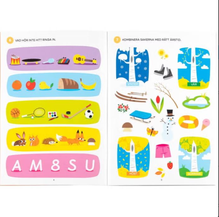 Oppi&Ilo Fiffiga 5- åringar pysselbok tuotekuva 1 Oppi&Ilo Fiffiga 5- åringar pysselbok tuotekuva 1