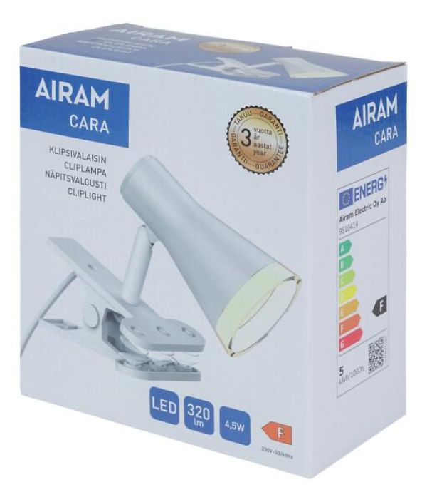 AIRAM CARA KLIPSIVALO 4,5W/830 320L