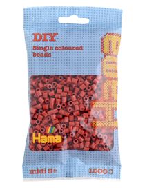Hama-Helmet Midi 1000kpl kastanjanruskea