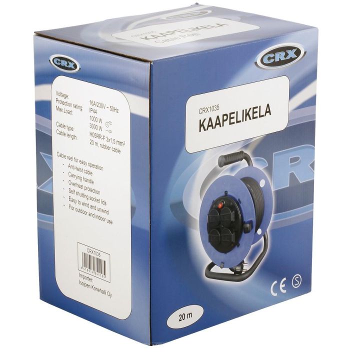 KAAPELIKELA 20M KUMI 4-OS 3X1,5MM tuotekuva 1