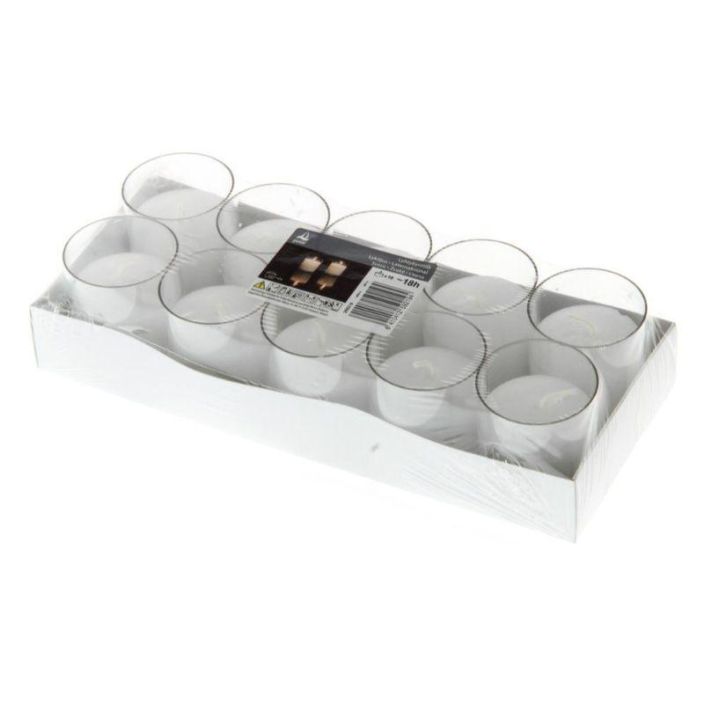 Polar Lyhtykynttila Valk. 5x6cm 10kpl Polar Lyhtykynttila Valk. 5x6cm 10kpl