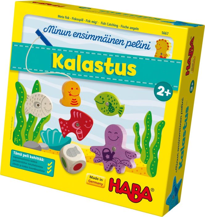 Minun ensimmainen pelini - Kalastus Varikas ja hauska peli pienille kalastajille. Pelia voidaan pelata vapaasti, jolloin