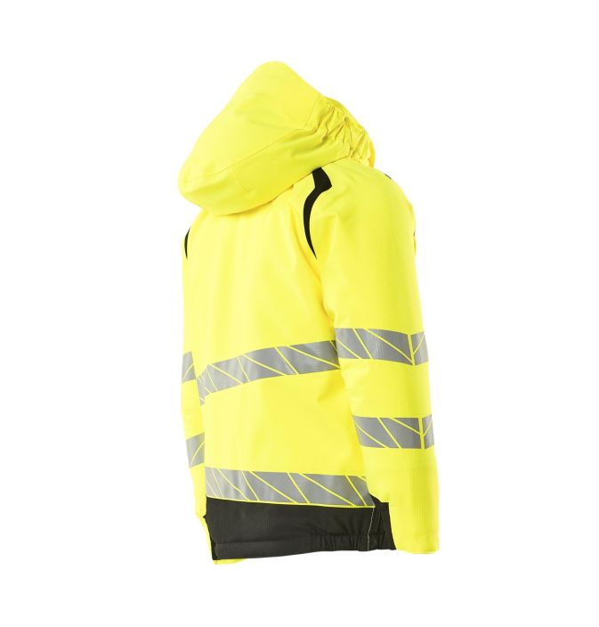 MASCOT Talvitakki lapsille ACCELERATE SAFE hi-vis keltainen/musta Hengittava, tuulen- ja vedenpitava teipatuilla saumoilla.