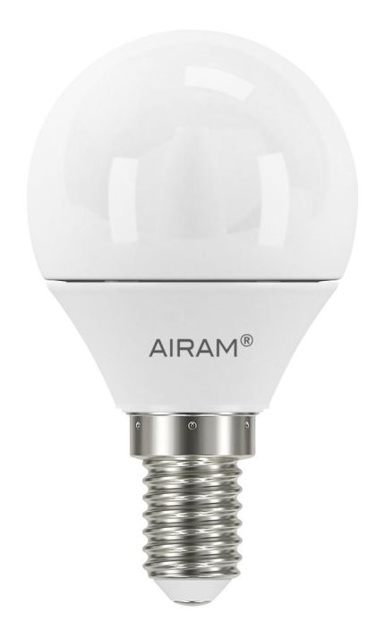 Airam LED-mainoslamppu E14 2700K 250lm -Energialuokka: A+ -Varilampotila: 2700K -Kanta: E14 -Teho: 3,5W, 250LM -Takuu 36kk