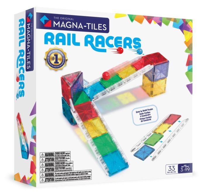 Magna-Tiles Small Rail Racer 33osaa Magna-Tiles Small Rail Racer 33osaa