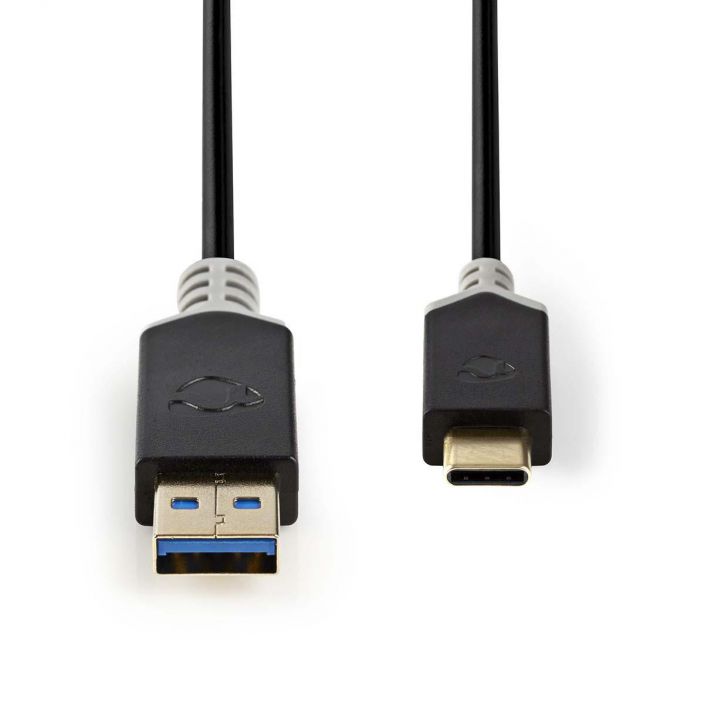 Nedis USB 3.1 USB-C kaapeli 1M Yhdista mobiililaitteet PC- tai MacBook-tietokoneeseen USB C 3.0 -kaapelilla, ja saat