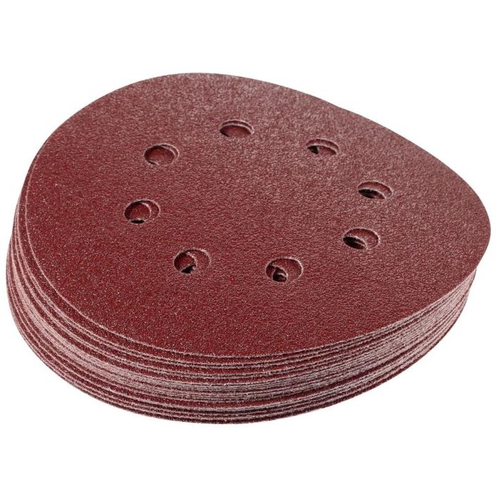 HIOMAPYORO 125MM 8R P80 PUNAINEN 20KPL MIR1359