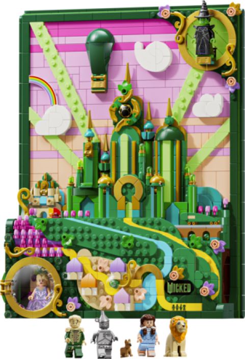 LEGO Emerald City ‑taideteos tuotekuva 1 LEGO Emerald City ‑taideteos tuotekuva 1