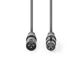 Nedis Balansoitu XLR-Audiokaapeli Uros –Naaras 0,5M