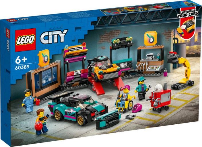 Lego City Autojen tuunaustalli