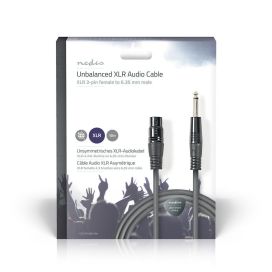 Nedis Nedis Balansoimaton XLR-Audiokaapeli Naaras-Uros,6,35mm 10M