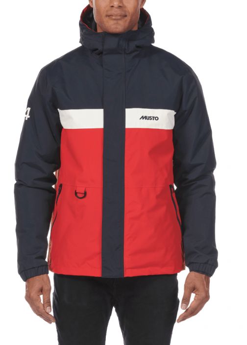 Musto miesten 64 Primaloft takki Punainen/Navy Muston patentoitu BR1 (5k) -kangas suojaa sinua jopa kaikkein jatkuvimmissa