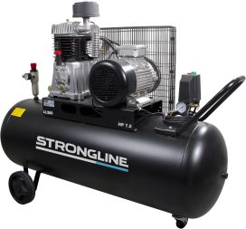 STRONGLINE KOMPRESSORI 3-V 7,5HP 925L/200L MUSTA