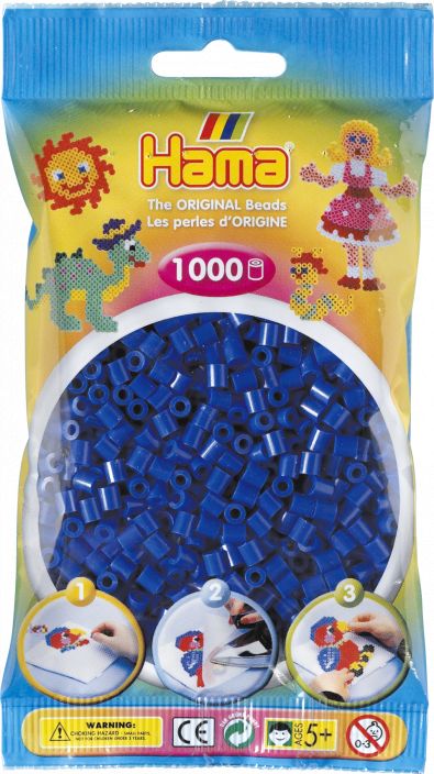 Hama-Helmet Midi 1000kpl sininen