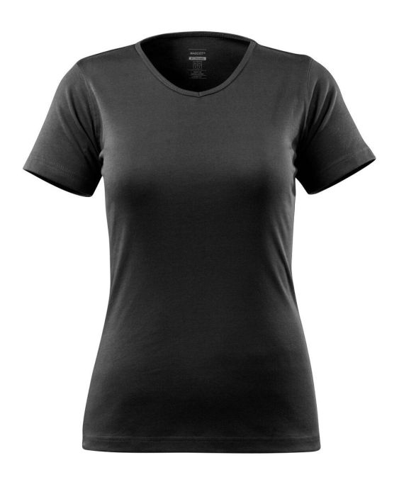 MASCOT naisten T-Paita CROSSOVER musta 100-% puuvilla imee kosteutta ja tuntuu mukavalta ihoa vasten. Suunniteltu ja muotoon
