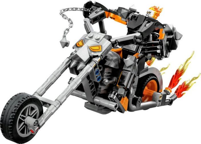 Lego Super Heroes Aaveajajan robottihaarniska ja moottoripyora