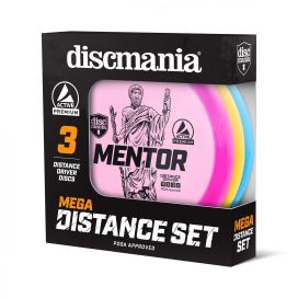 Discmania Mega Distance FrisbeeGolf kiekkosetti 3 kpl