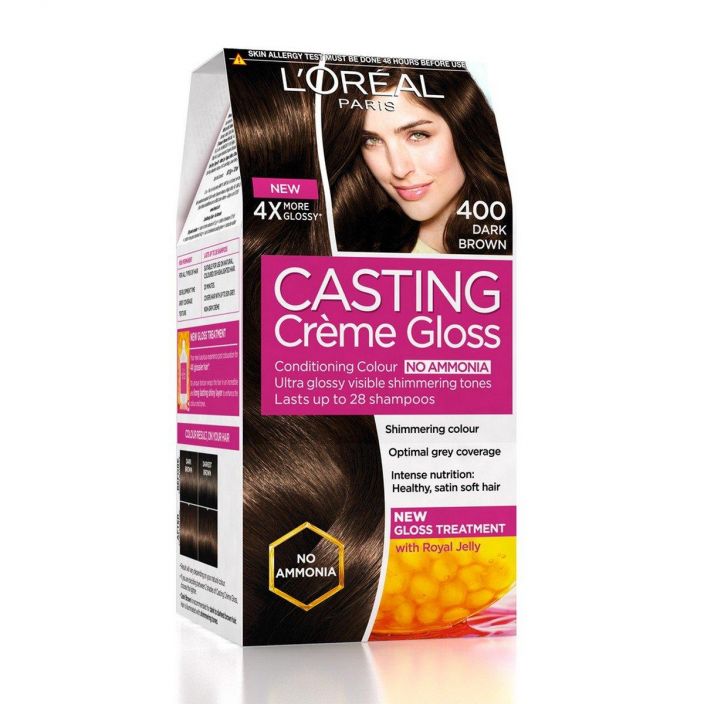 L'Oreal Casting Creme Gloss 400 keskiruskea kevytvari Casting Creme Gloss sopii taydellisesti sinulle, kun haluat korostaa