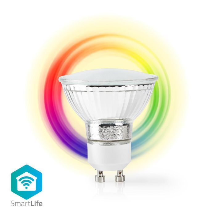 SmartLife RGB Lamppu | Wi-Fi | GU10 | 330 lm | 5 W | Lämmin Valkoinen / RGB | 2700 K | Android™  &amp; tuotekuva 2