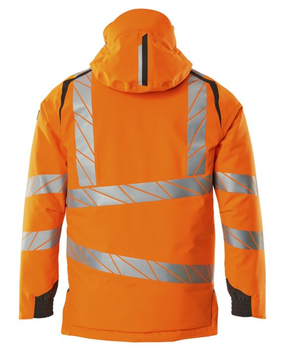 MASCOT mieste Talvitakki ACCELERATE SAFE hi-vis oranssi/tumma Hengittava, tuulen- ja vedenpitava teipatuilla saumoilla.