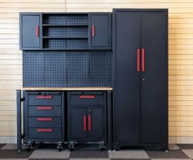 Autotallin kalusteryhmä Garage