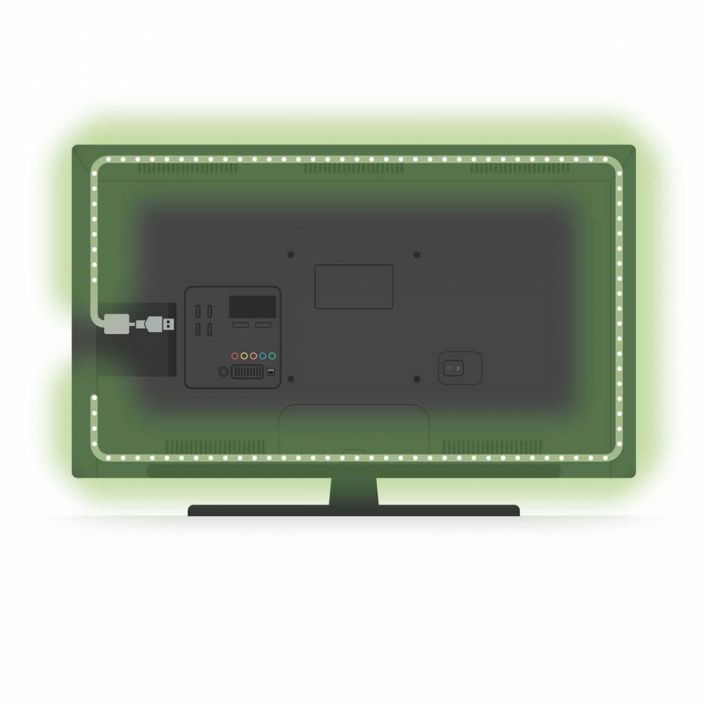 Nedis SmartLife TV RGB LED-Nauha Ominaisuudet • Yhdista suoraan puhelimeesi Bluetooth-yhteydella • Hallitse kirkkautta ja