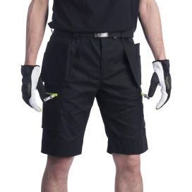 SHORTSIT RT KARNEOLI MUSTA JOUSTAVA