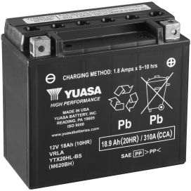 YUASA AKKU YUASA  MP 18,9AH AGM -+ 175X87X155