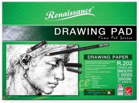 Renaissance piirustuslehtiö, 200g, 275x375mm