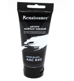 Renaissance akryylimaali 75ml, Mars Black