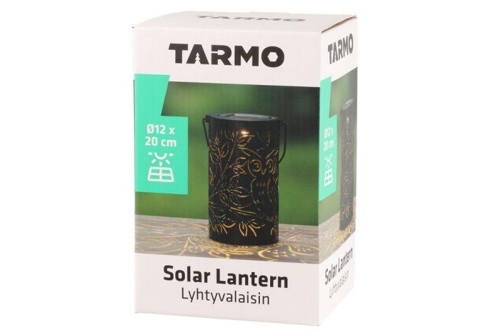 Tarmo Solar Lyhtyvalaisin Pöllö tuotekuva 1