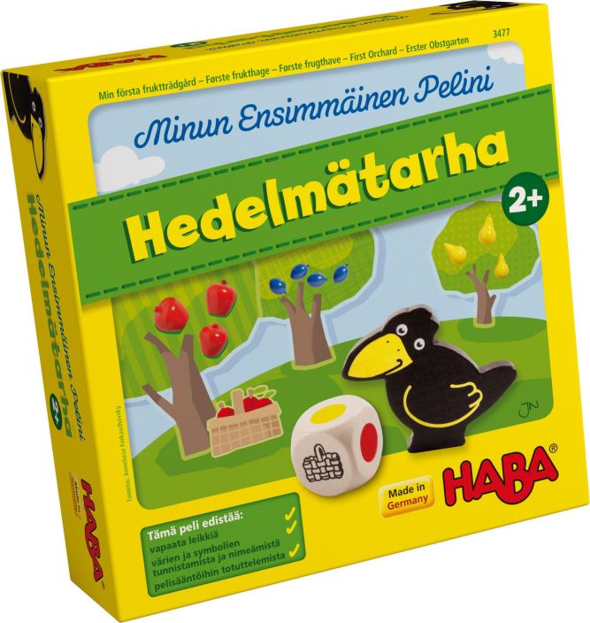 Minun ensimmainen pelini - Hedelmatarha Pienemmille pelaajille suunniteltu versio suositusta Hedelmatarha-pelista on