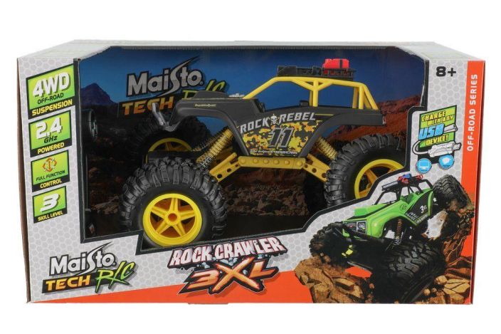 Maisto Tech R/C Rock Crawler 38 cm 2,4GHz monsteriauto lajitelma 324140