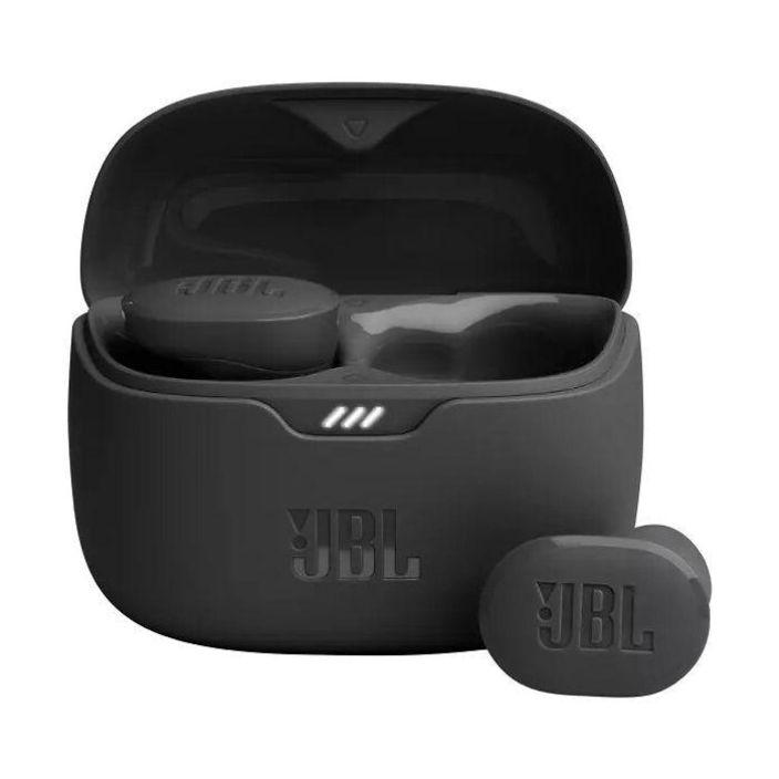JBL TUNE BUDS BLACK Akkukesto, h Musiikin Bluetooth-toistoaika ilman ANC:ta: Jopa 12 h. Musiikin Bluetooth-toistoaika