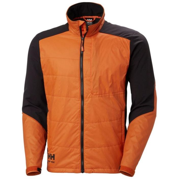 Helly Hansen Kensington tikkitakki oranssi/Musta EN 14058:2017 lammoneristavyyden luokka 1 EN 14058:2017 ilmanlapaisevyyden