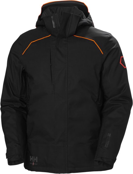 TALVITAKKI CHELSEA EVO 2.0 MUSTA Vedenpitavasta ja hengittavasta HELLY TECH® Professional -kankaasta seka PrimaLoft Eco
