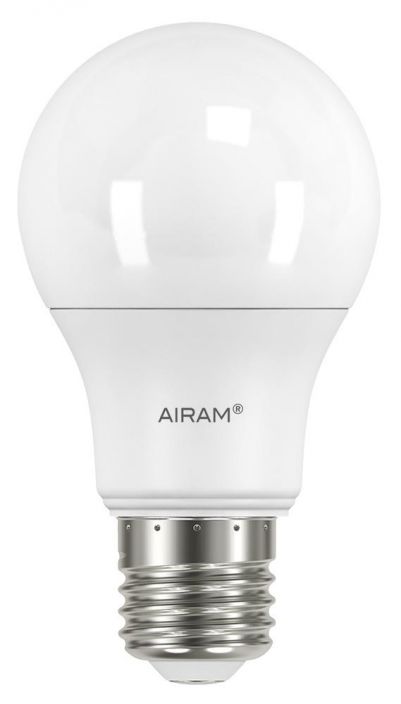 Airam LED-classic lamppu E27 4000K 806lm -Energialuokka: A+ -Varilampotila: 4000K -Kanta: E27 -Teho: 9,5W, 806LM -Takuu 36kk