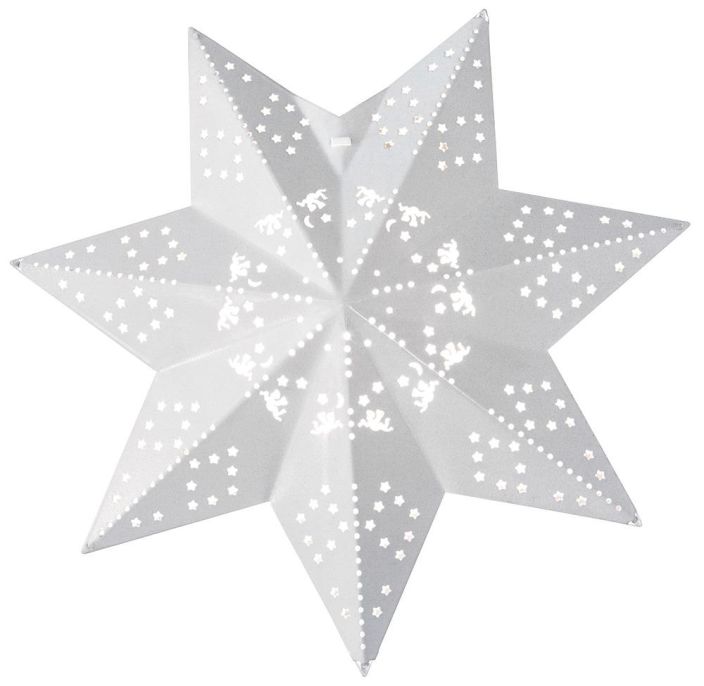 Airam Leena led-joulutahdet valkoinen Valkoinen metallitahti, jonka valaisee tahden sisalla oleva led-sarja. Vain Airam Leena led-joulutahdet valkoinen Valkoinen metallitahti, jonka valaisee tahden sisalla oleva led-sarja. Vain