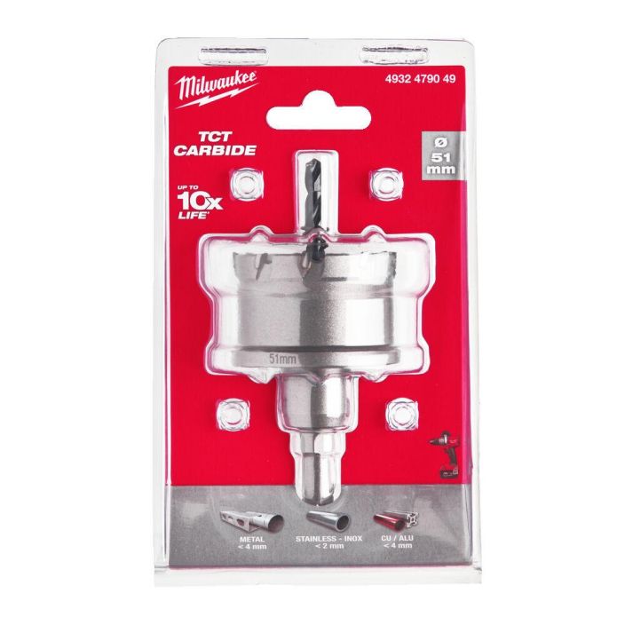 Milwaukee TCT Reikäsaha 51mm tuotekuva 1