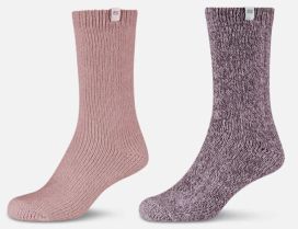 Skechers Skechers Cozy Kimallesukkia 2-pack Roosa/Liila