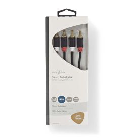 Nedis Nedis Stereoäänikaapeli | 2x RCA uros - uros | 2.00 m