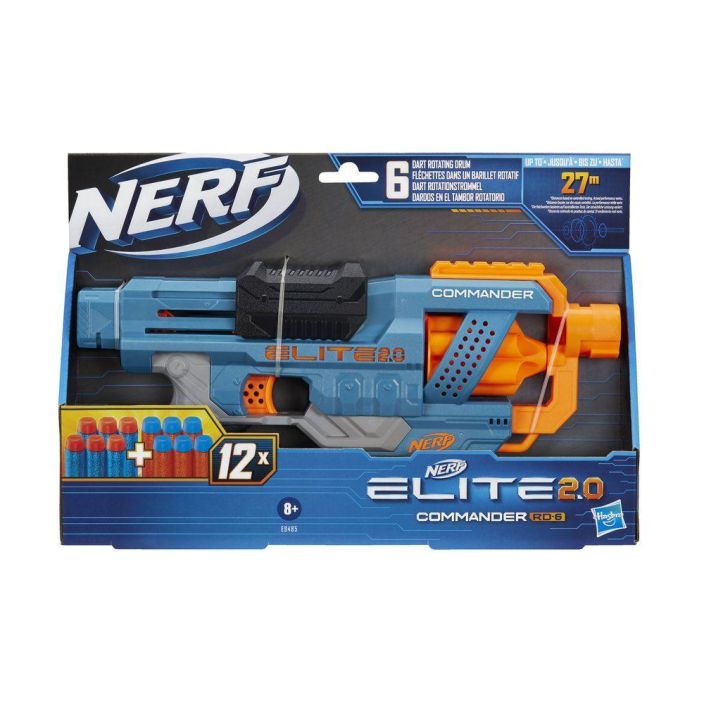 Nerf Elite 2.0 Commander RD-6 vaahtomuoviammusase 600573