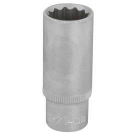 IKH HYLSY 1/4" 12-KULMA M14 PITKÄ (50MM)