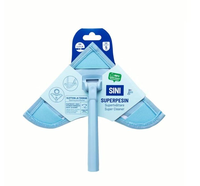 Sini Superpesin Nihkeana ja markana erinomainen lian- ja rasvanpoistaja, joka puhdistaa jopa ilman pesuaineita. Sini Superpesin Nihkeana ja markana erinomainen lian- ja rasvanpoistaja, joka puhdistaa jopa ilman pesuaineita.