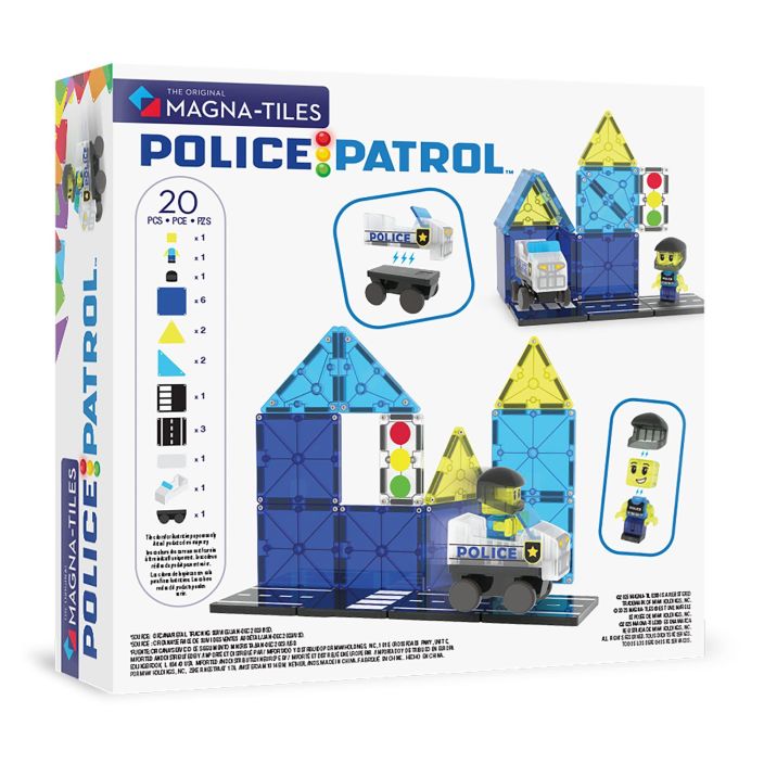 Magna-Tiles Poliisipartio 20 osaa tuotekuva 2 Magna-Tiles Poliisipartio 20 osaa tuotekuva 2