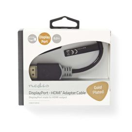 Nedis Nedis DisplayPort Uros - HDMI Uros 0.20M